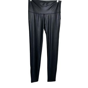 Black Faux Leather Leggings